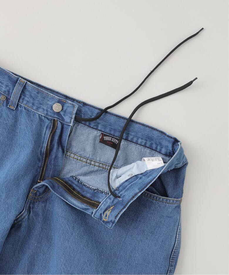 OG Baggy Fit 5 Pocket Denim Jeans 417JP (Mid Stonewash Blue)
