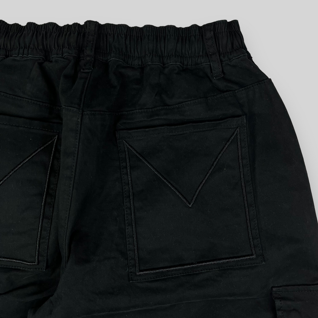 Hop King x 360 OG Baggy Fit Cargohose (Schwarz/Schwarz)
