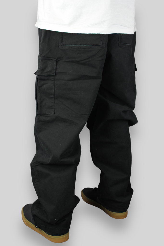Hop King x 360 OG Baggy Fit Cargo Pants (Black/Black)