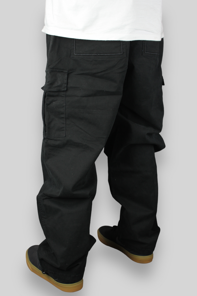 Hop King x 360 OG Baggy Fit Cargohose (Schwarz/Schwarz)
