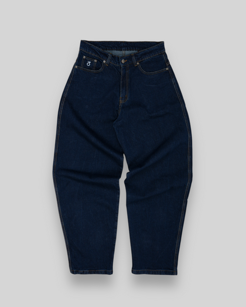 OG Baggy Fit 5 Pocket Denim Jeans (Dark Indigo) – 360 clothing
