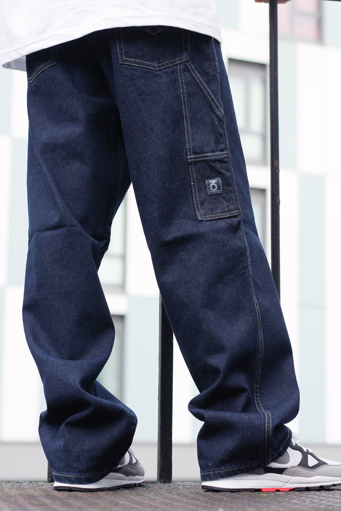 Kids 379 Carpenter Loose Fit Denim Jeans (Dark Blue Indigo)