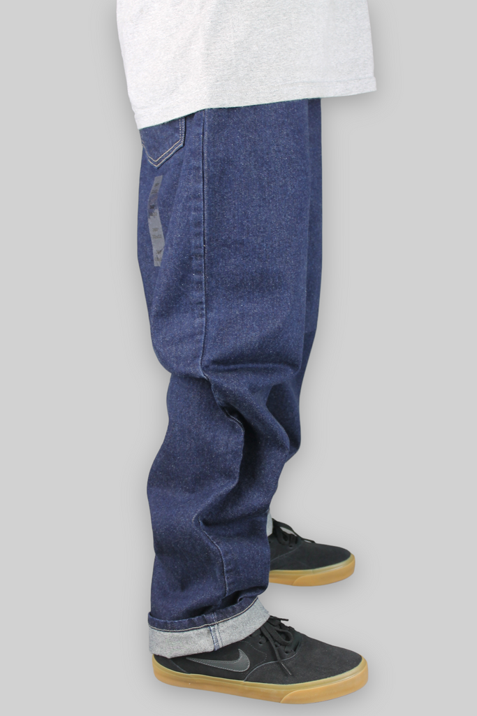 JA17 Loose Fit Denim Jeans (Dark Indigo)