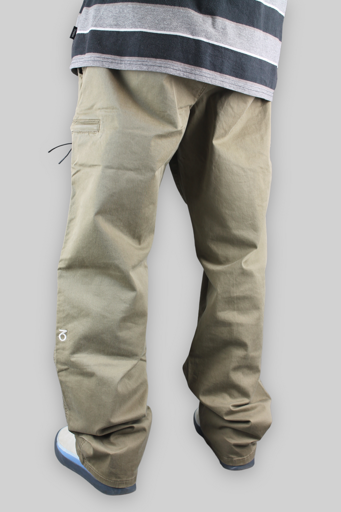 Twill-Skatehose mit lockerer Passform (Staubbeige)