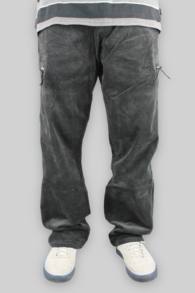 Locker sitzende Cord-Skatehose (Anthrazit)