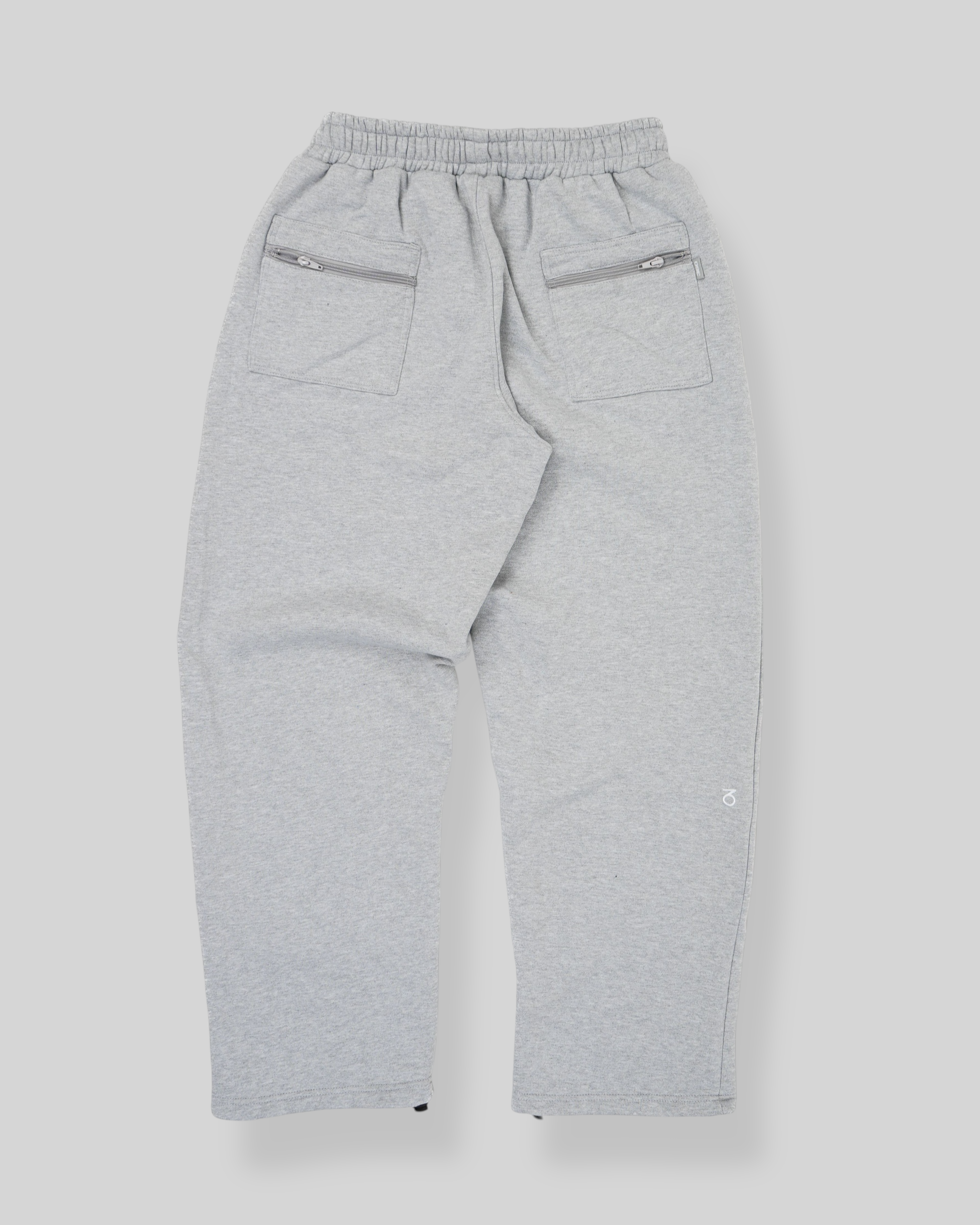 OG Baggy Fit Classic Logo Sweatpants (Heather Grey)
