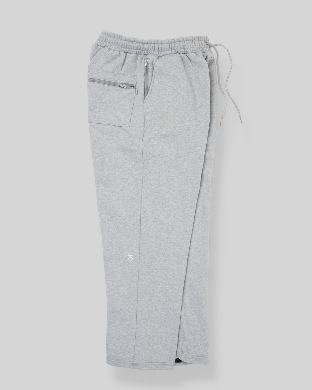 T-shirt con logo Core (bianco/grigio medio)