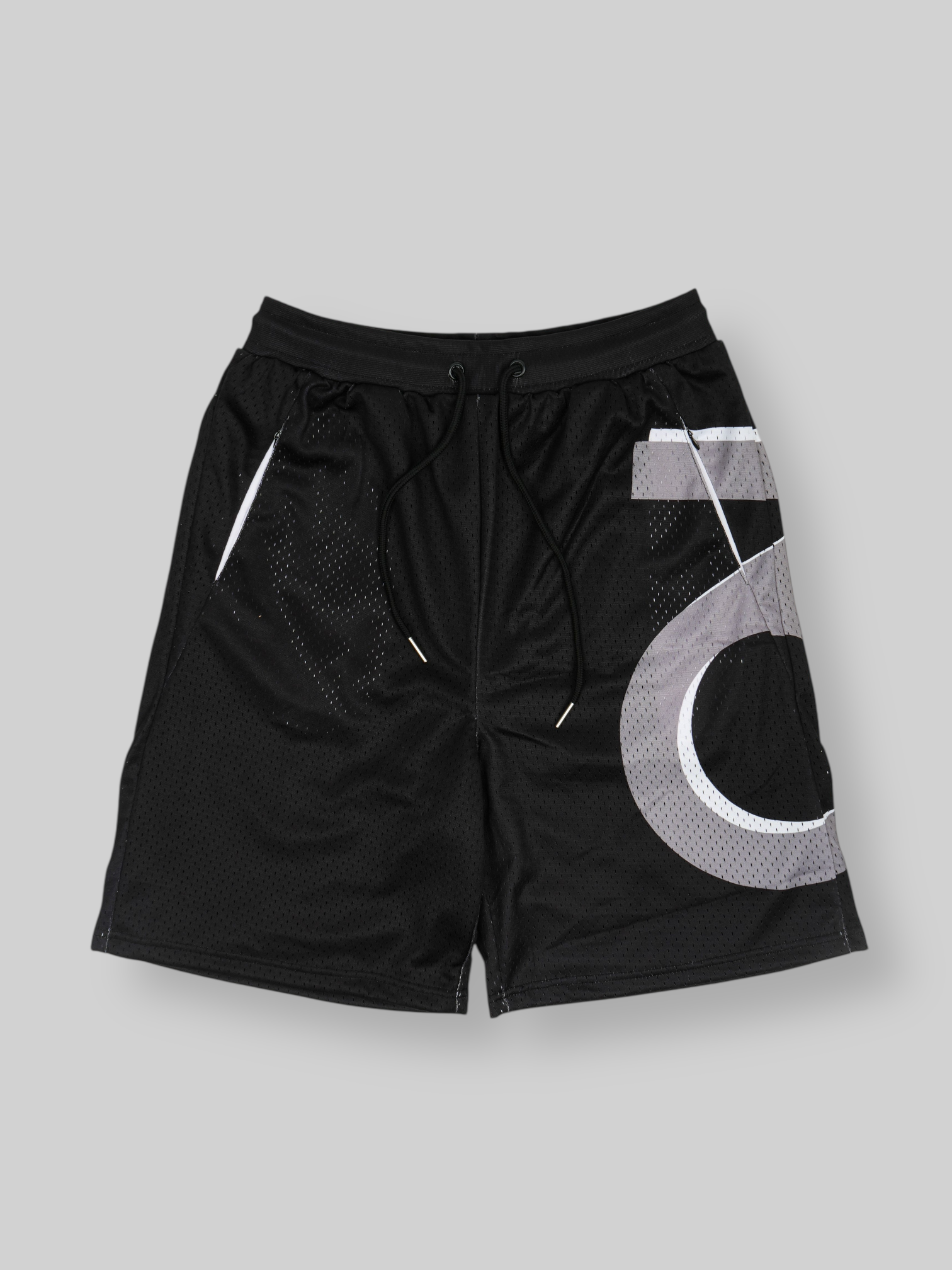 Tag Mesh-Basketballshorts (Schwarz)