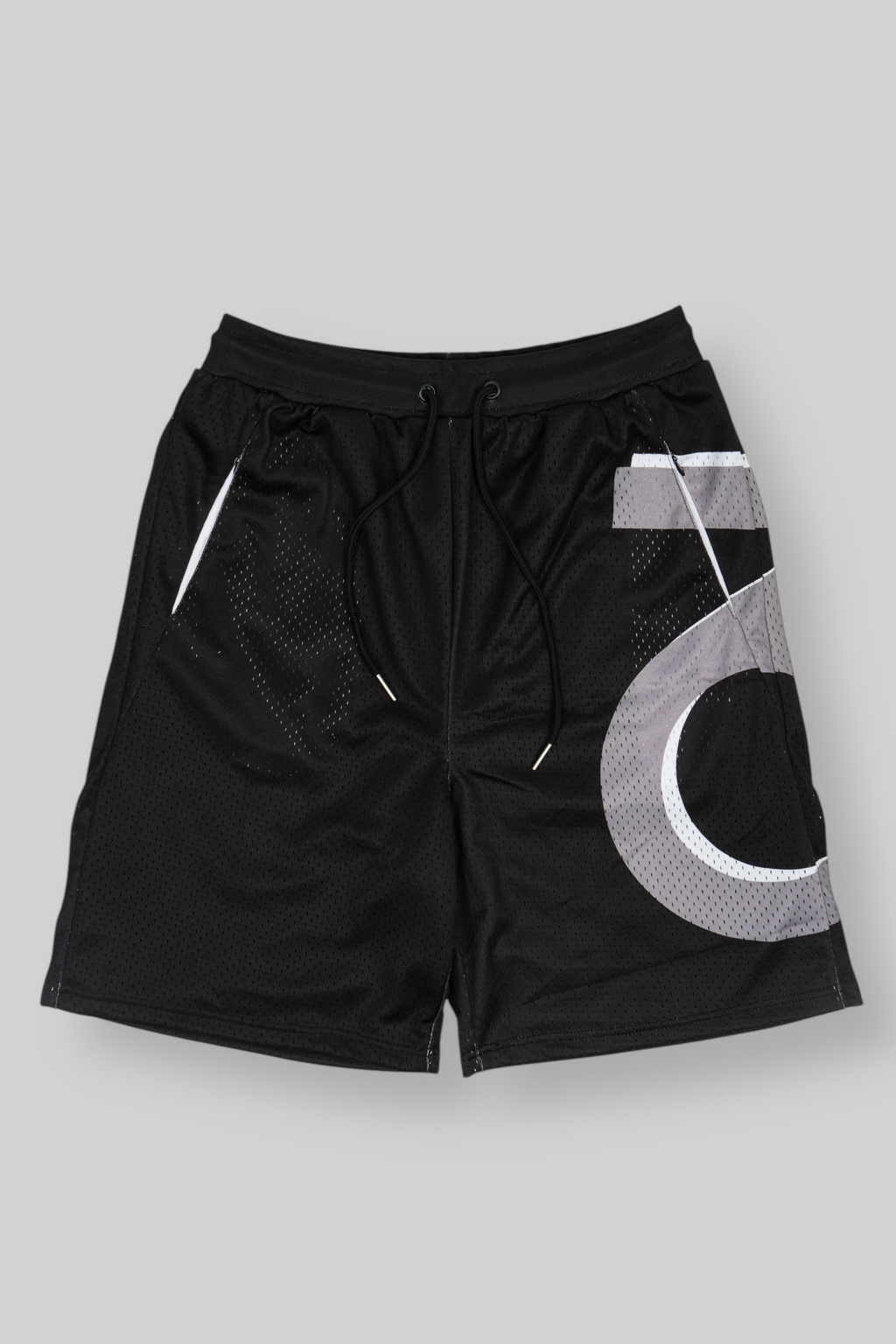 Tag Mesh-Basketballshorts (Schwarz)