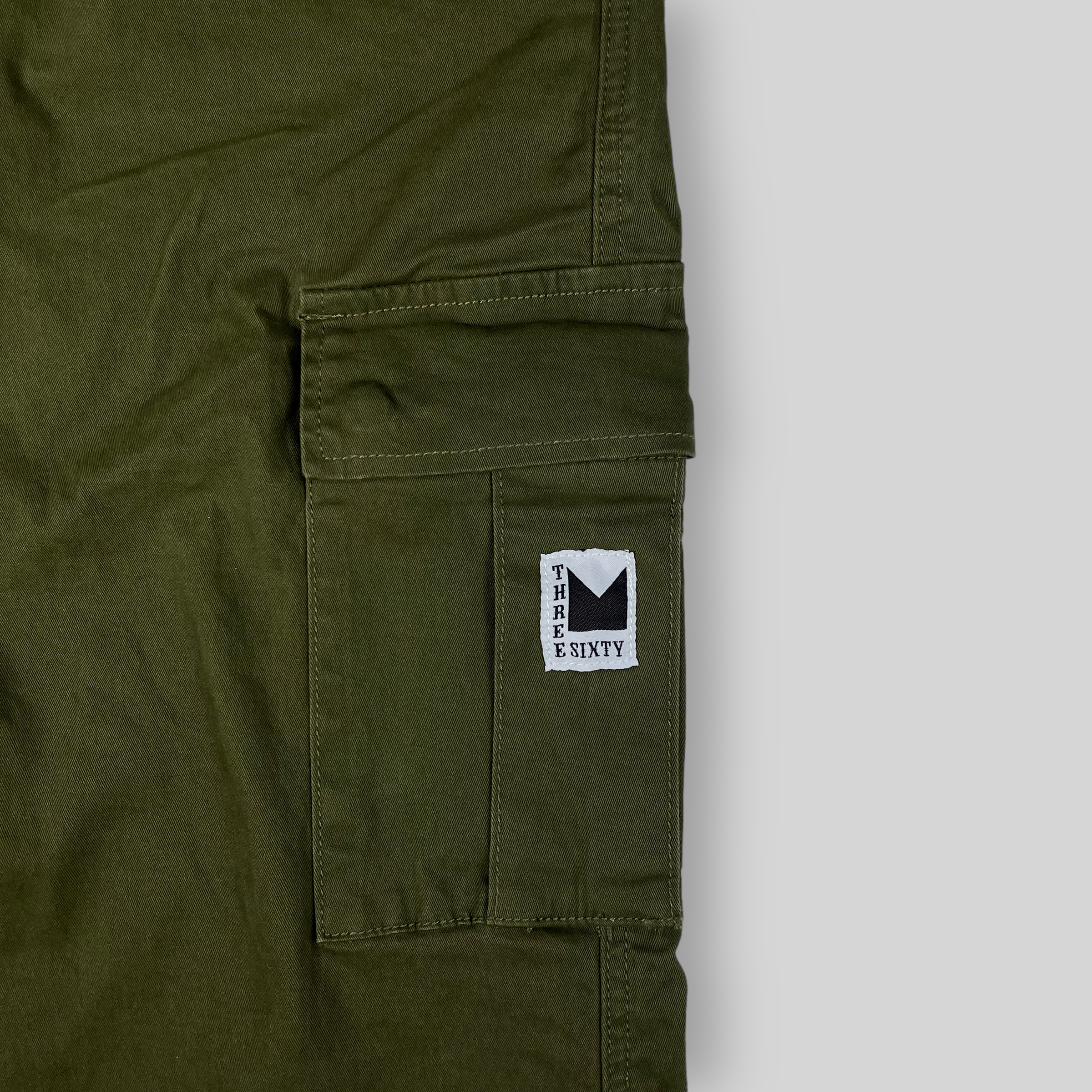 Pantaloni cargo dritti slim Hop King x 360 (oliva)