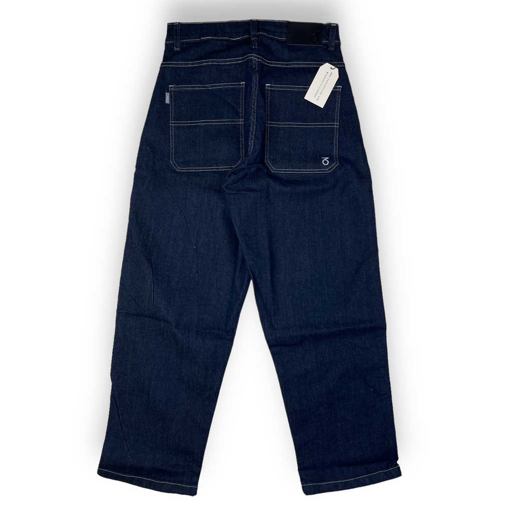 OG Baggy Fit Work Denim Jeans (Dark Rinse Blue)