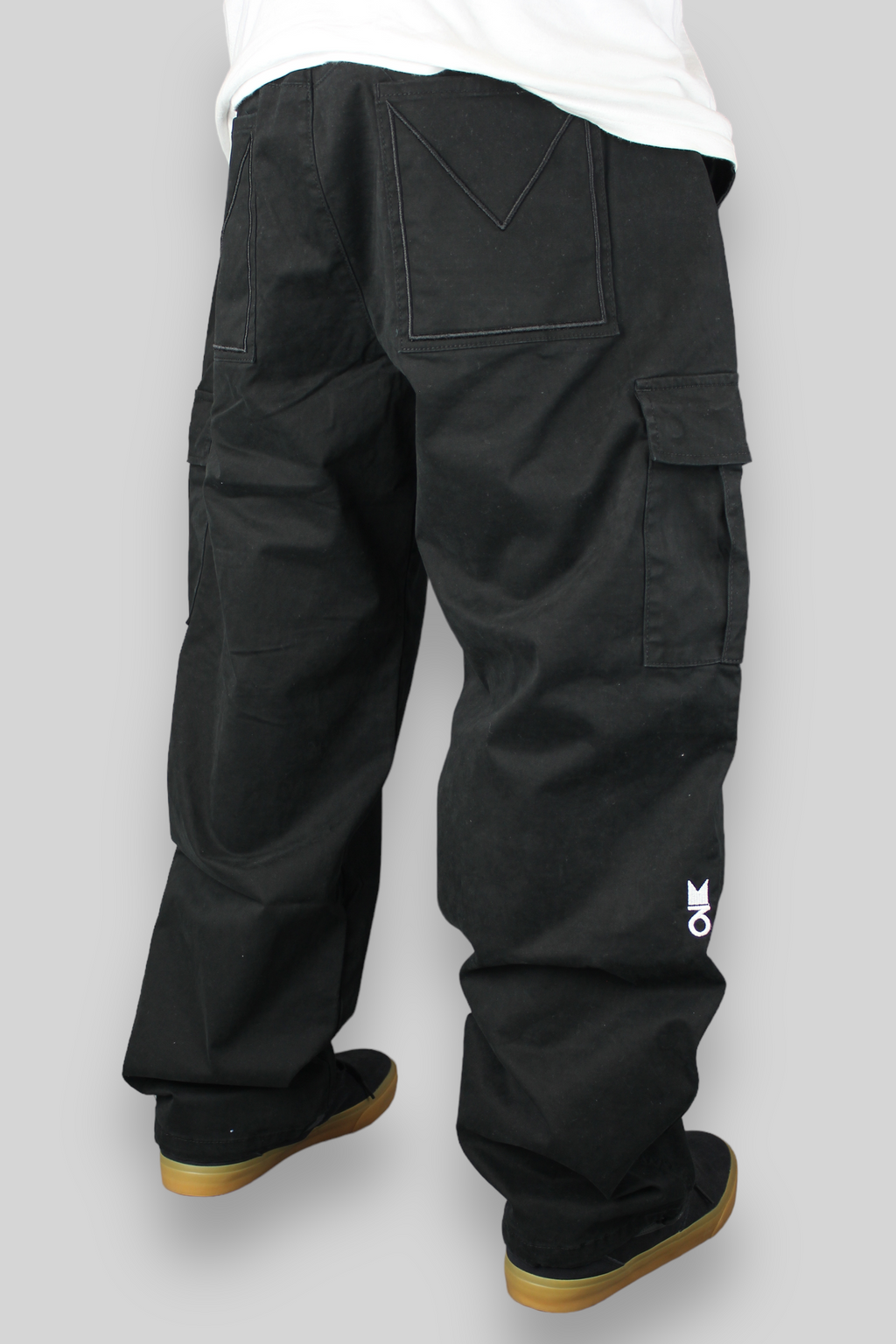 Hop King x 360 OG Baggy Fit Cargo Pants (Black/Black)