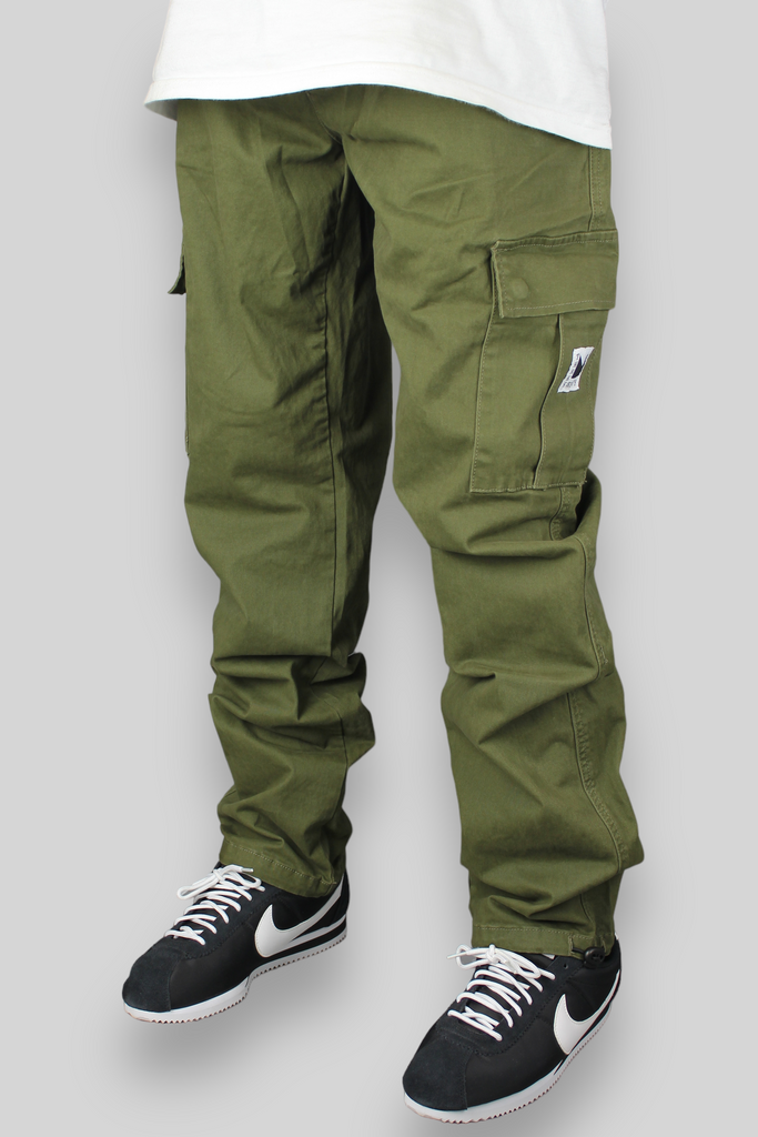 Slim olive 2025 cargo pants