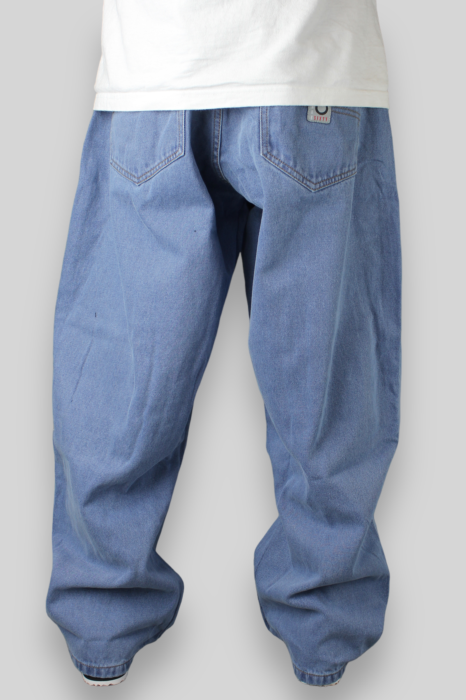 OG Baggy Fit 5 Pocket Denim Jeans (Lightwash Blue)