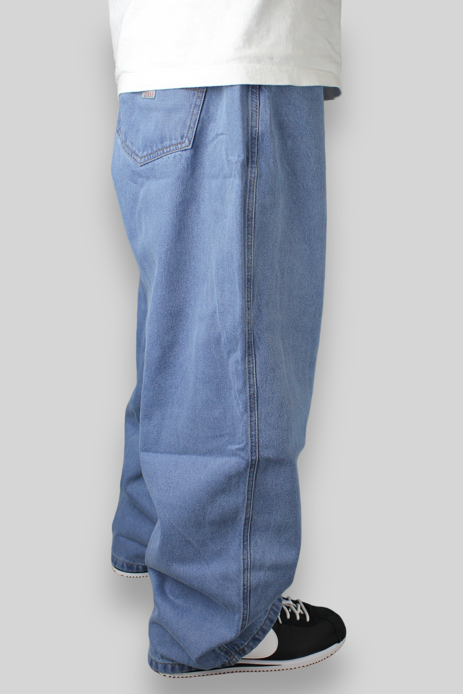 OG Baggy Fit 5 Pocket Denim Jeans (Lightwash Blue)