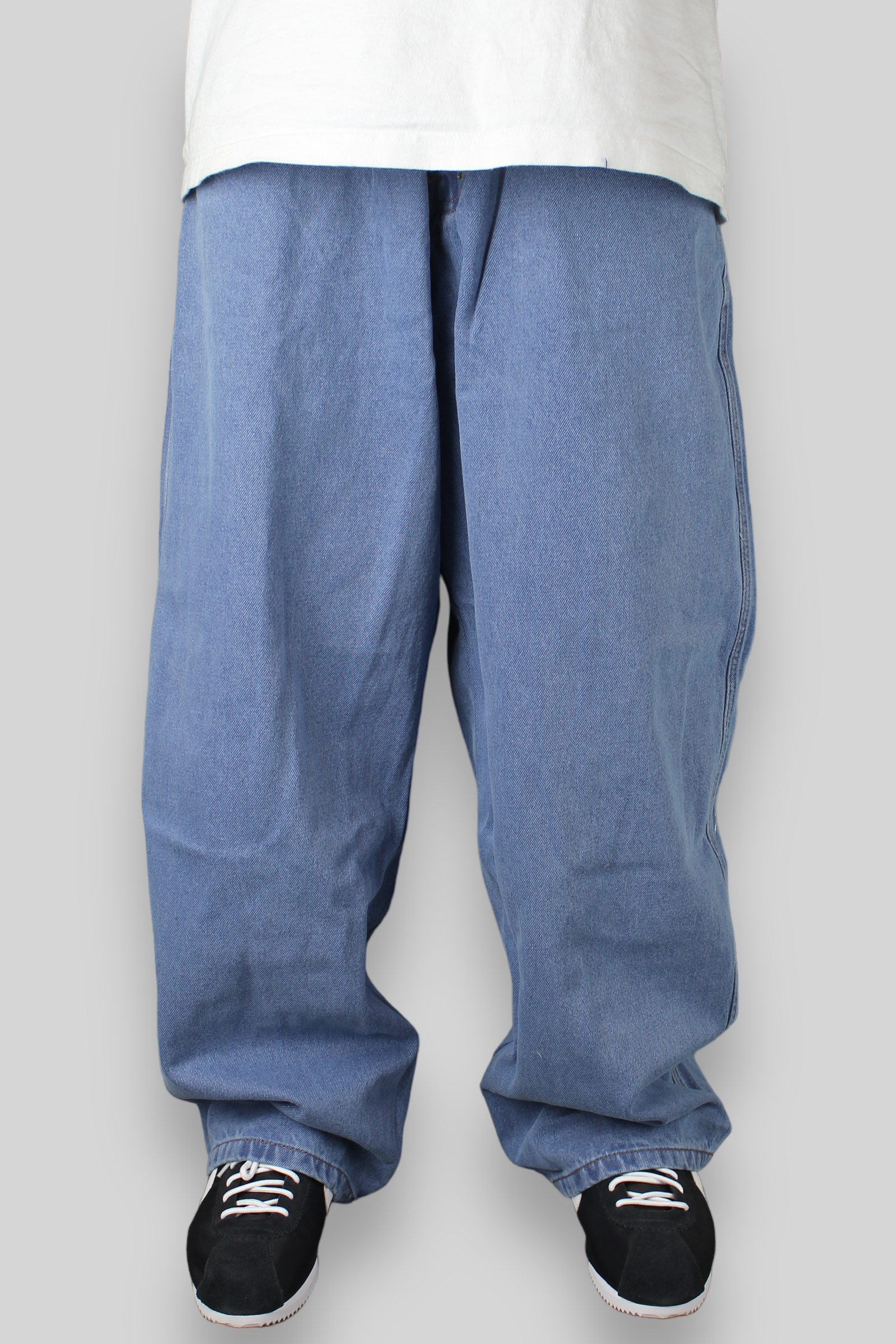 OG Baggy Fit 5 Pocket Denim Jeans (Lightwash Blue)