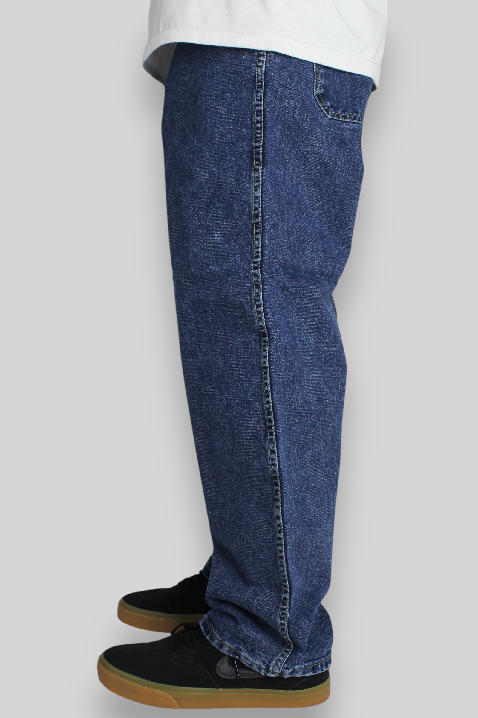 274 Crosshatch Loose Fit Denim Jeans (Stonewash)