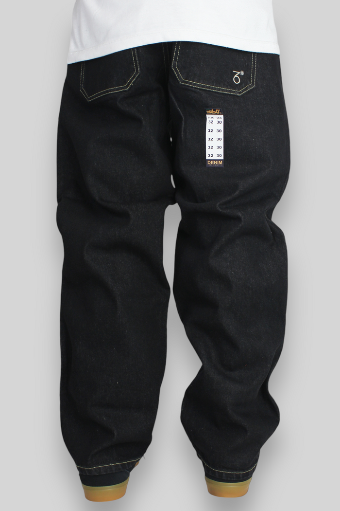 194 Loose Fit Denim Jeans (Black)