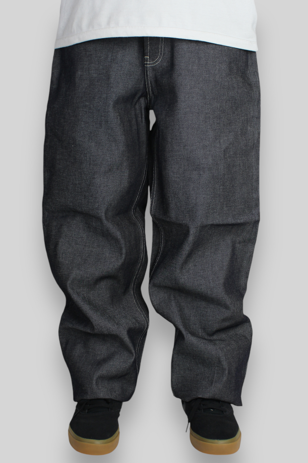 JA19 Loose Fit Denim Jeans (Raw Blue)