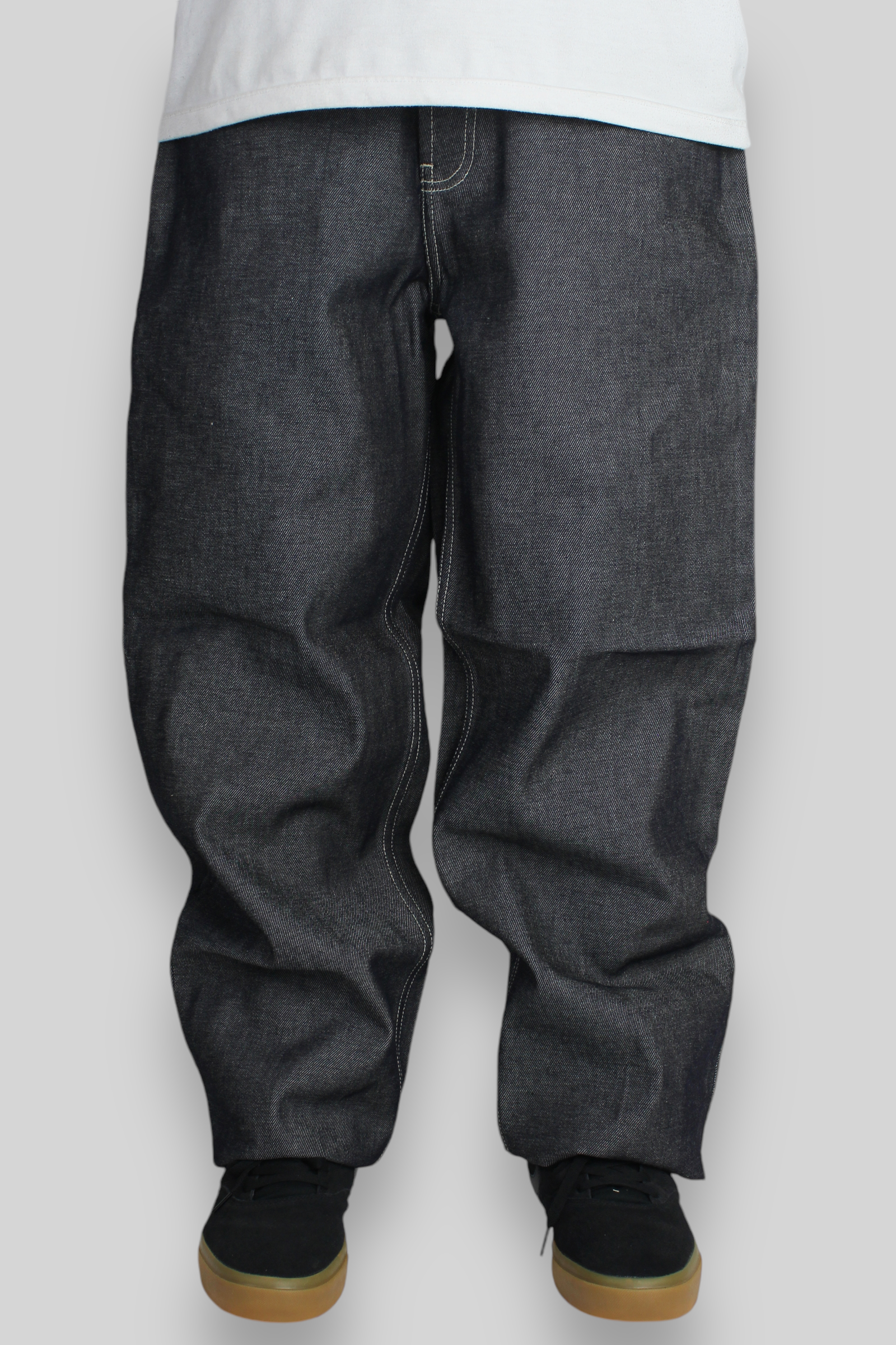 JA19 Loose Fit Denim Jeans (Raw Blue)