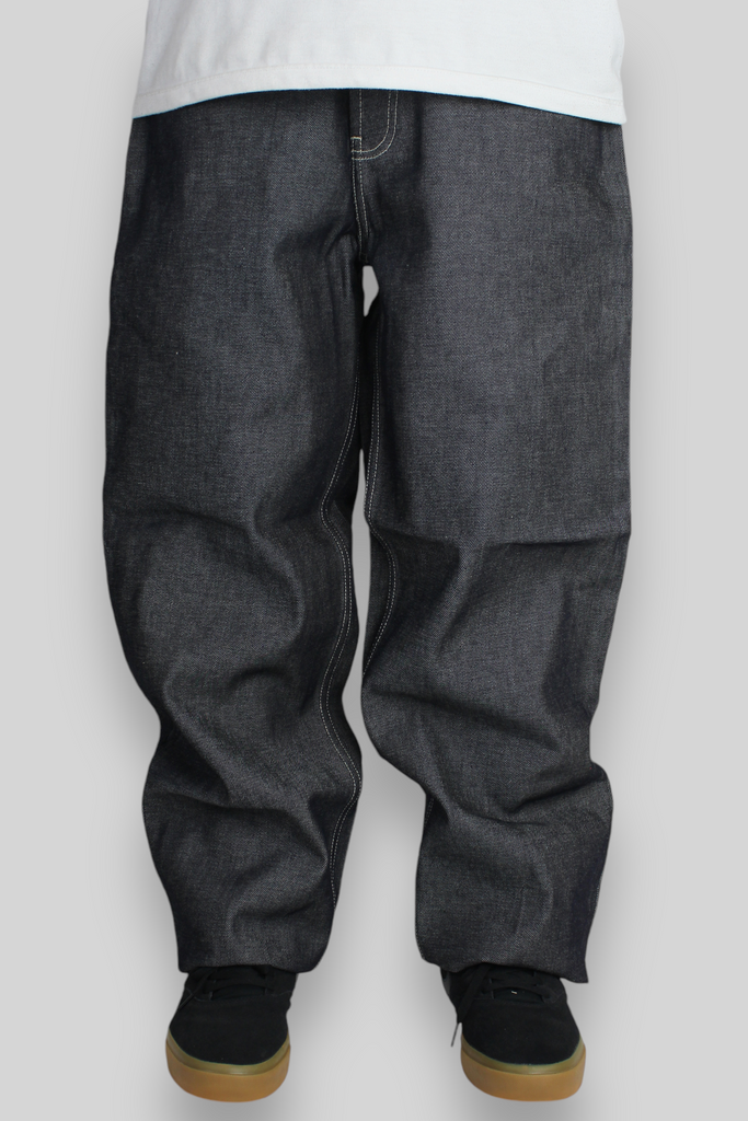 JA19 Loose Fit Denim Jeans (Raw Blue)