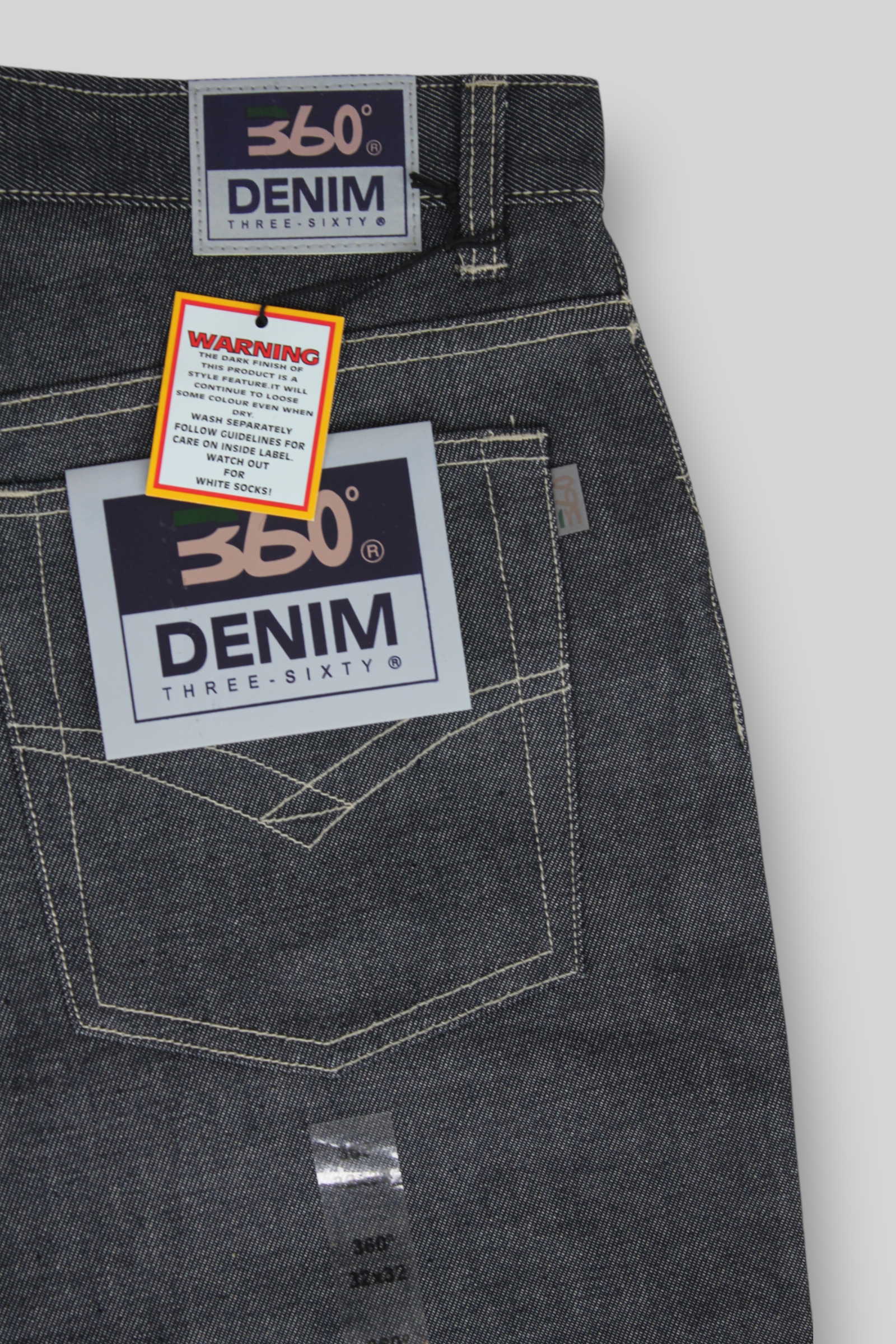 JA19 Loose Fit Denim Jeans (Raw Blue)