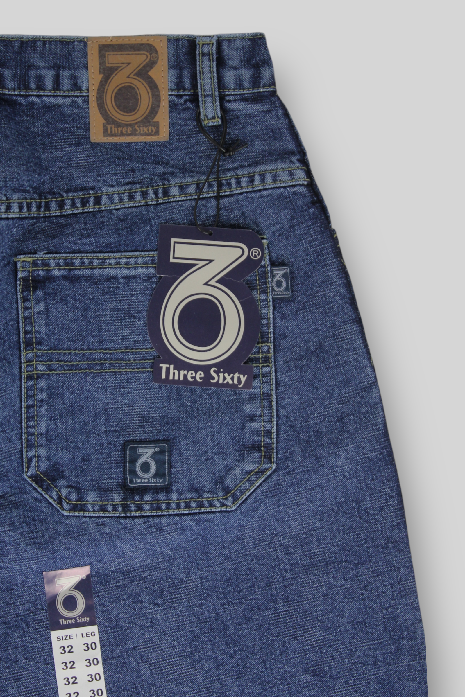 274 Crosshatch Loose Fit Denim Jeans (Stonewash)