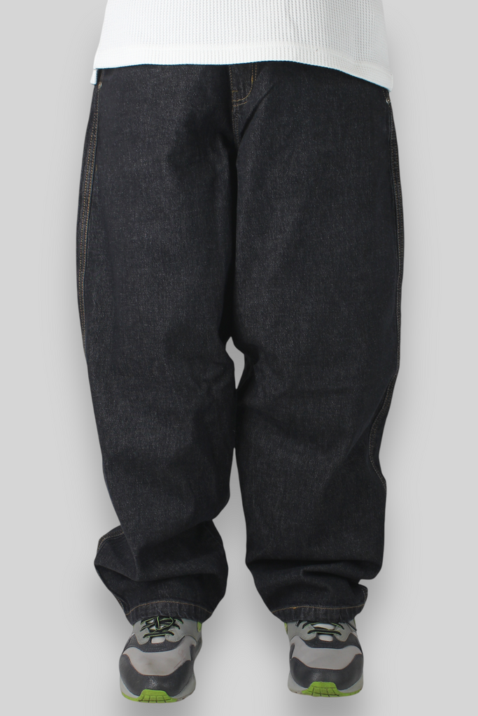 OG Baggy Fit Work Denim Jeans (Washed Black)