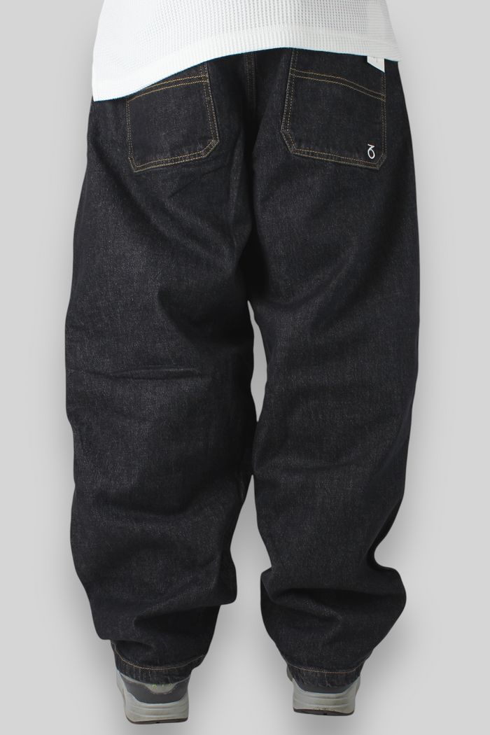 OG Baggy Fit Work Denim Jeans (Washed Black)