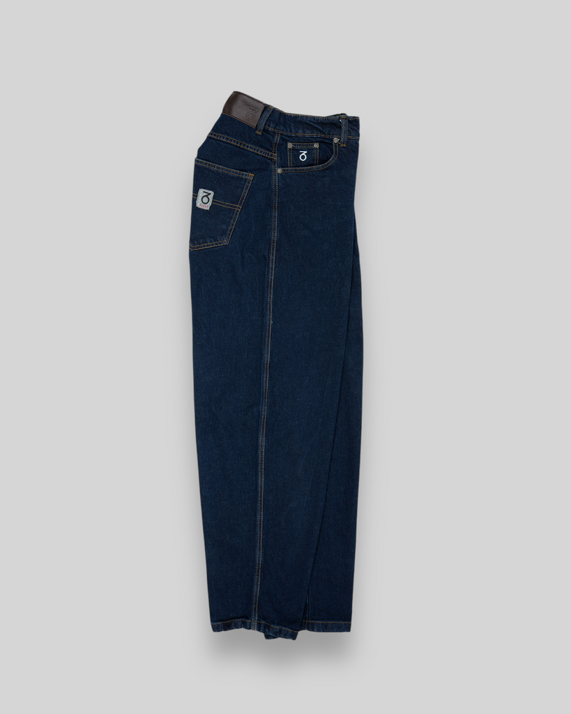 OG Baggy Fit 5 Pocket Denim Jeans (Dark Indigo)