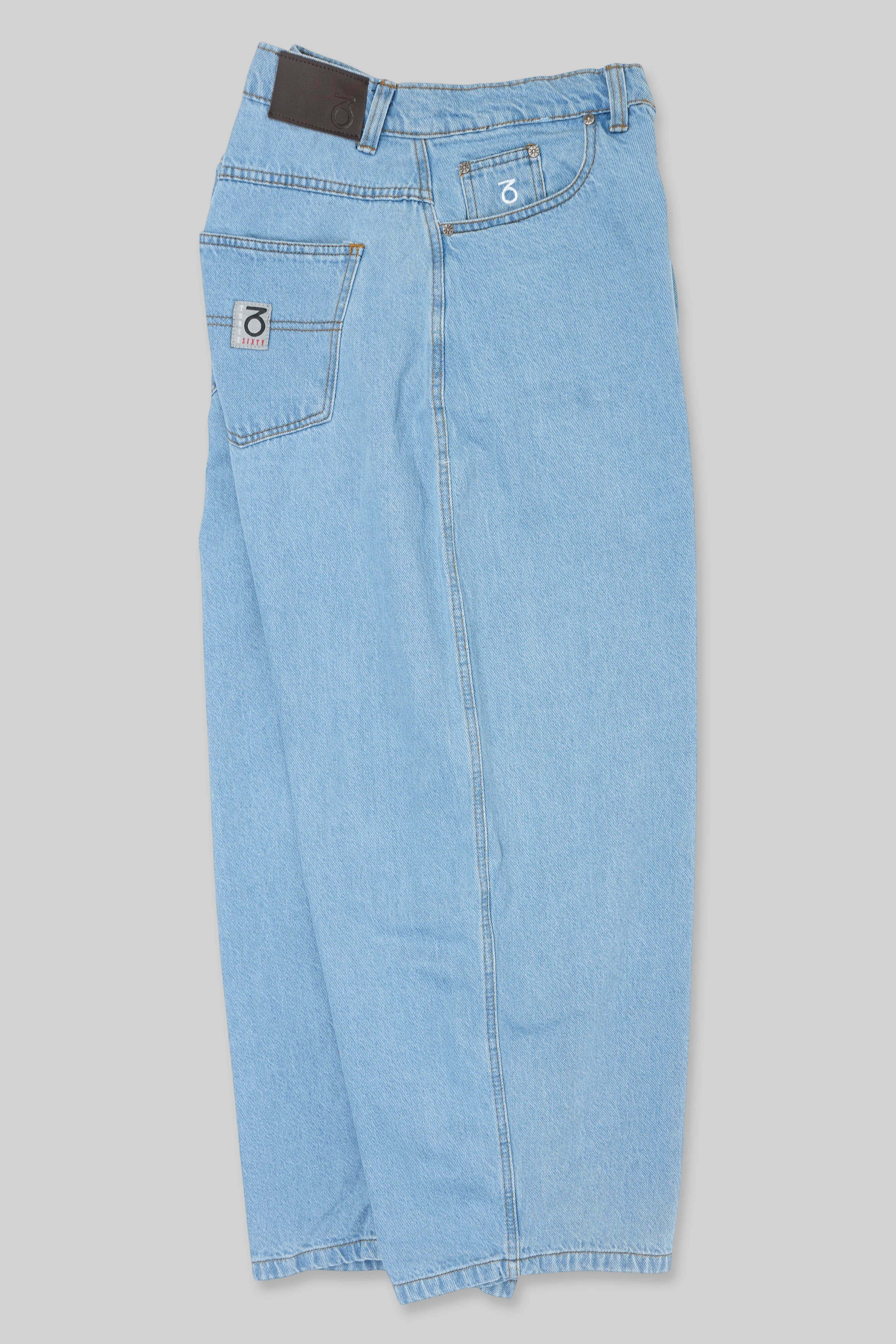 Balloon Fit 5 Pocket Denim Jeans (Lightwash)