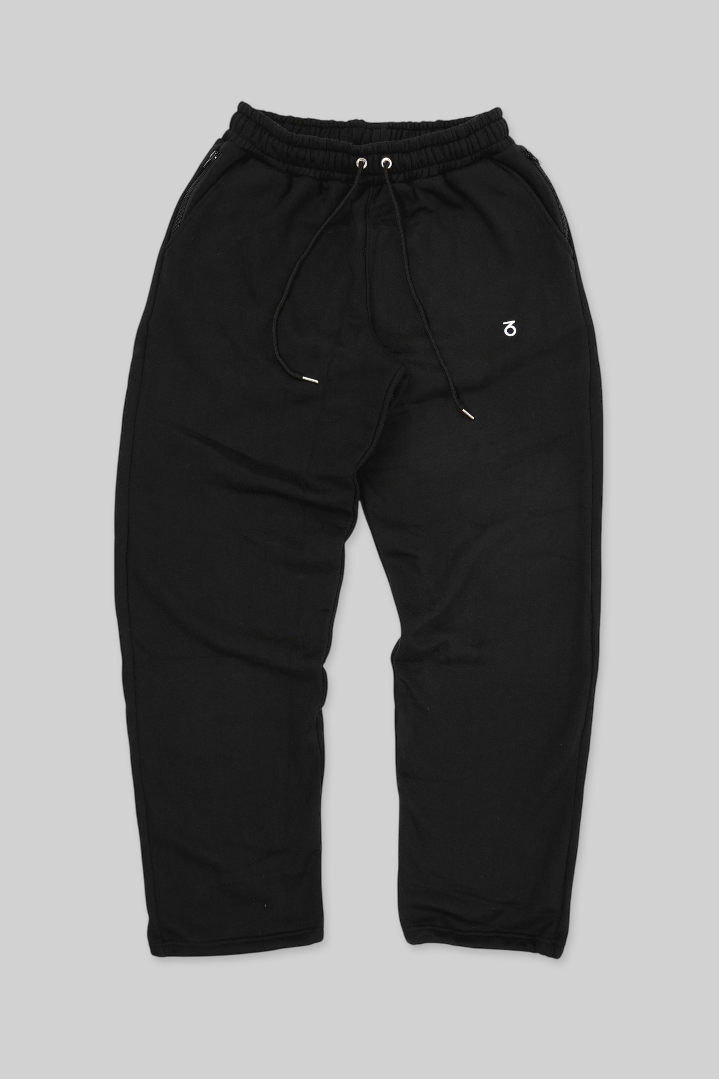 OG Baggy Fit Classic Logo Sweatpants (Black)
