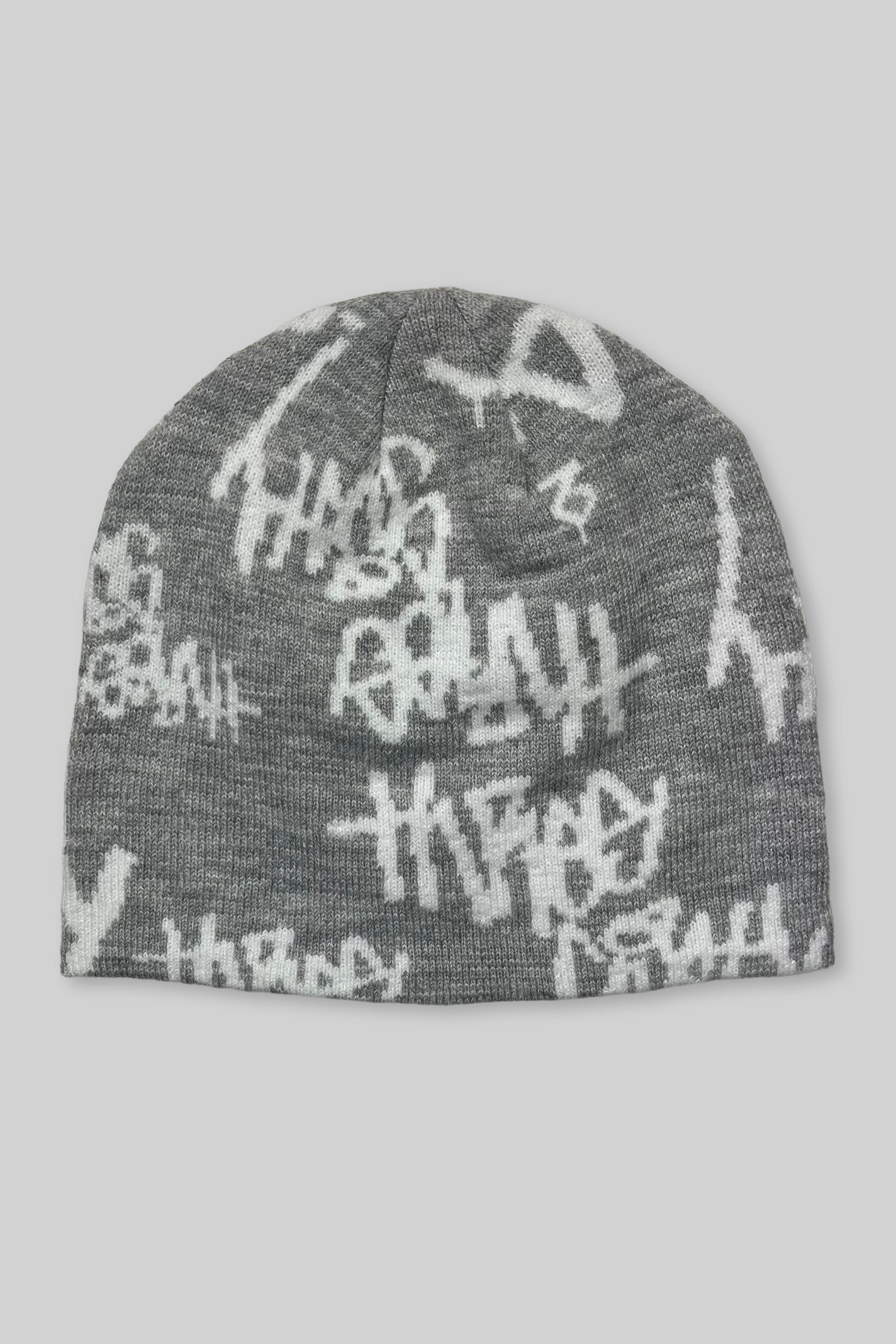 Tag Beanie (Light Grey)