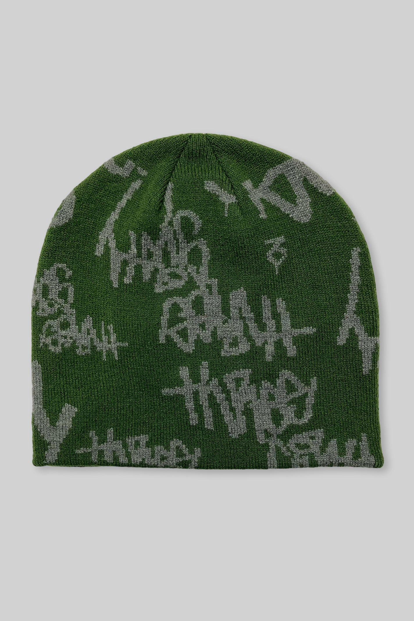 Tag Beanie (Olive Green)