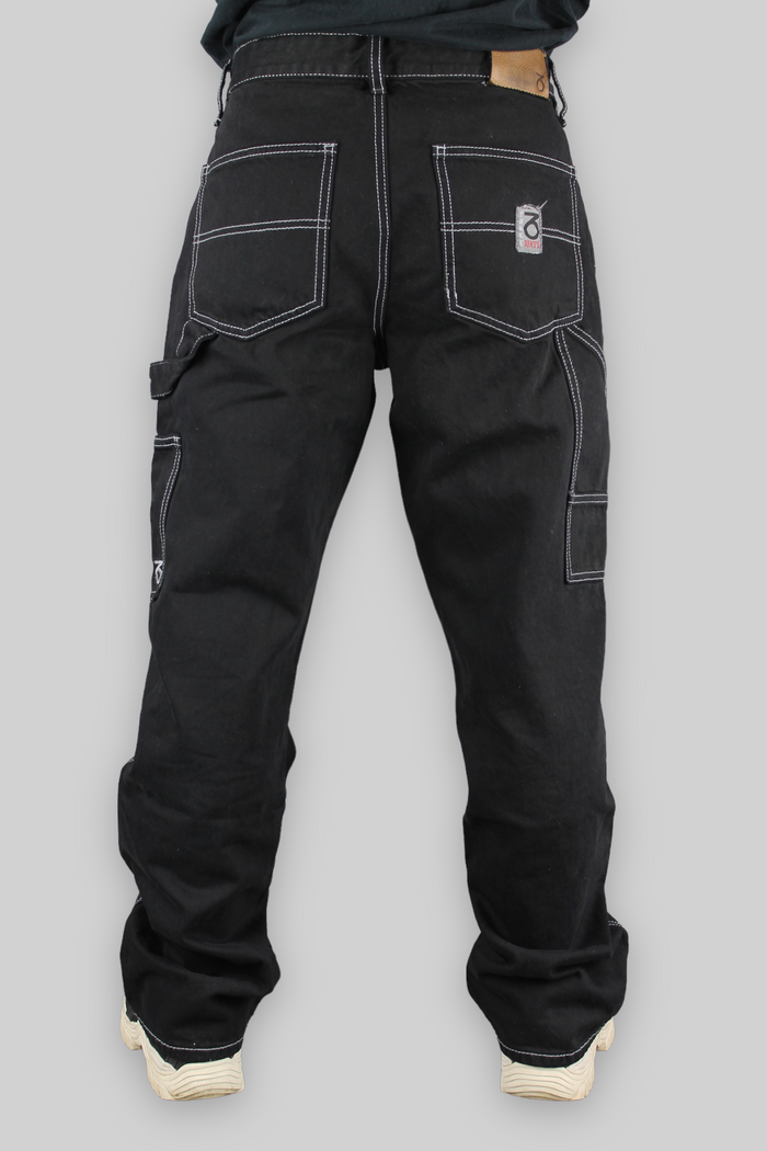 001 Loose Fit Carpenter Denim Jeans (stückgefärbtes Schwarz)