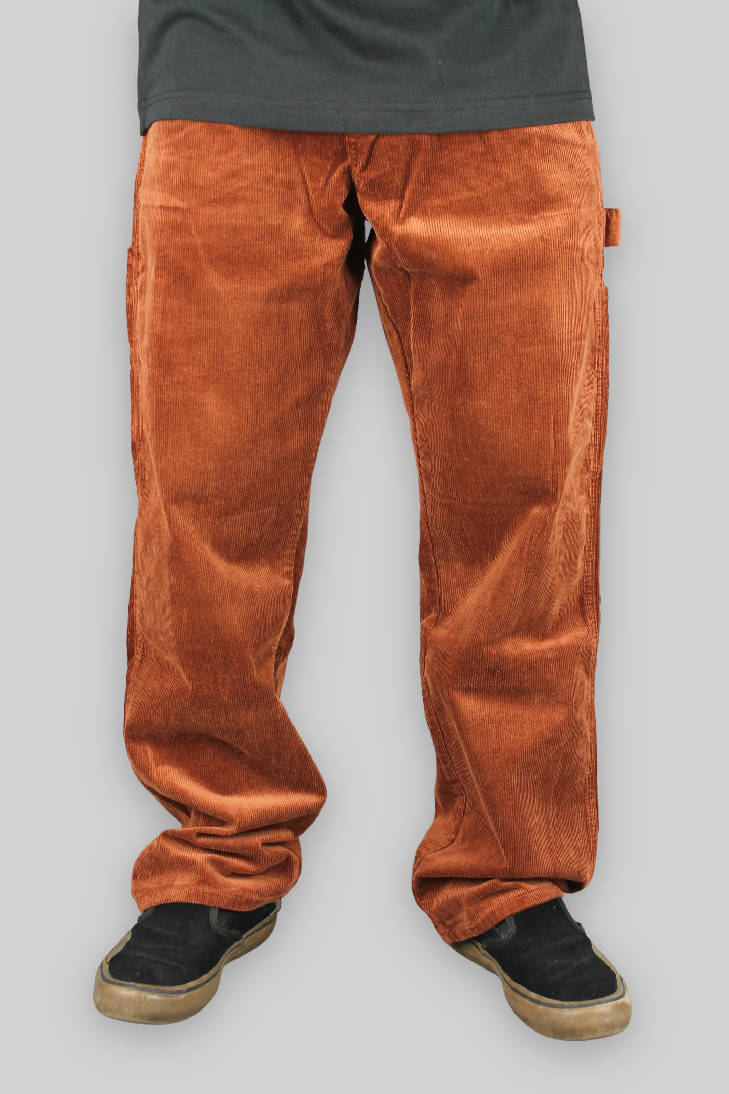 002 Loose Fit Carpenter Cord Trousers (Tan Brown)