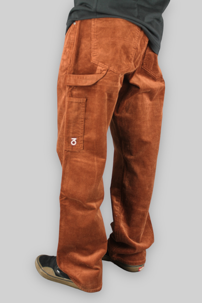 002 Loose Fit Carpenter Cord Trousers (Tan Brown)
