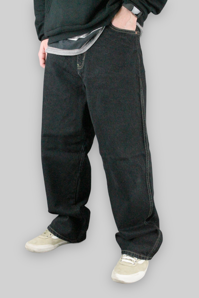 253 Carpenter Loose Fit Denim Jeans (Black)