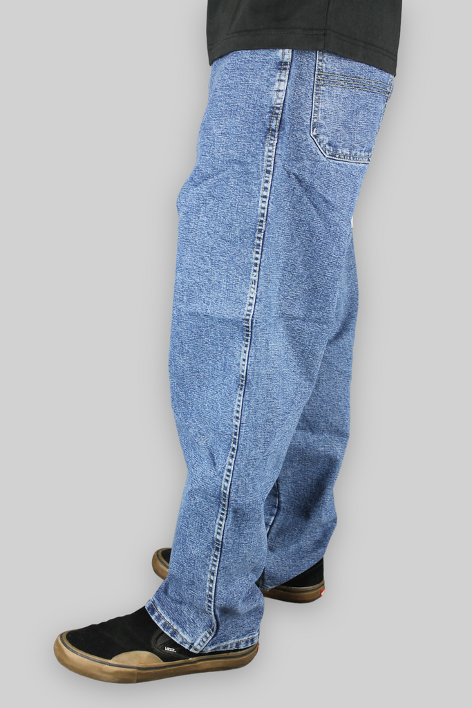 Kinder 274 Crosshatch Loose Fit Denim Jeans (Stonewash)