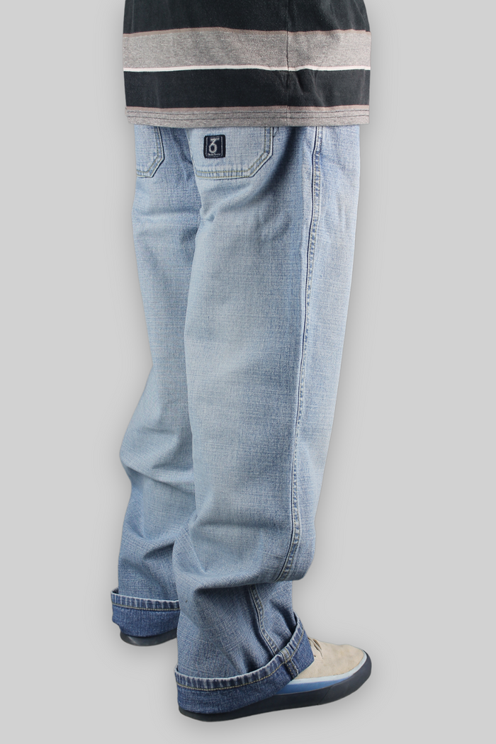 Kinder 274 Crosshatch Loose Fit Denim Jeans (Bleachwash)