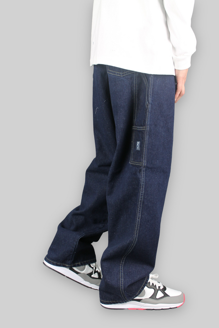 Kinder 379 Carpenter Loose Fit Denim Jeans (Dunkelblau Indigo)