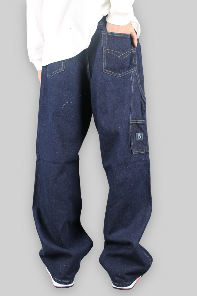 Kinder 379 Carpenter Loose Fit Denim Jeans (Dunkelblau Indigo)