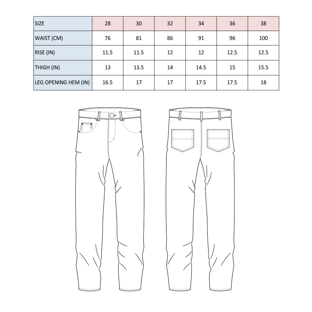 003 Loose Fit 5 Pocket Denim Jeans (Lightwash)