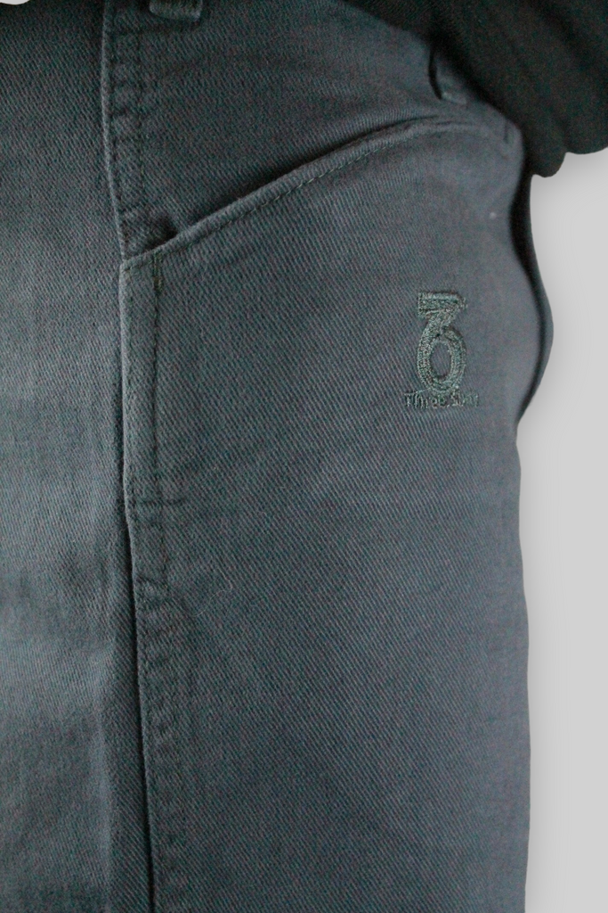 BD001 Loose Fit Chino Jean Pants (Anthracite Grey)