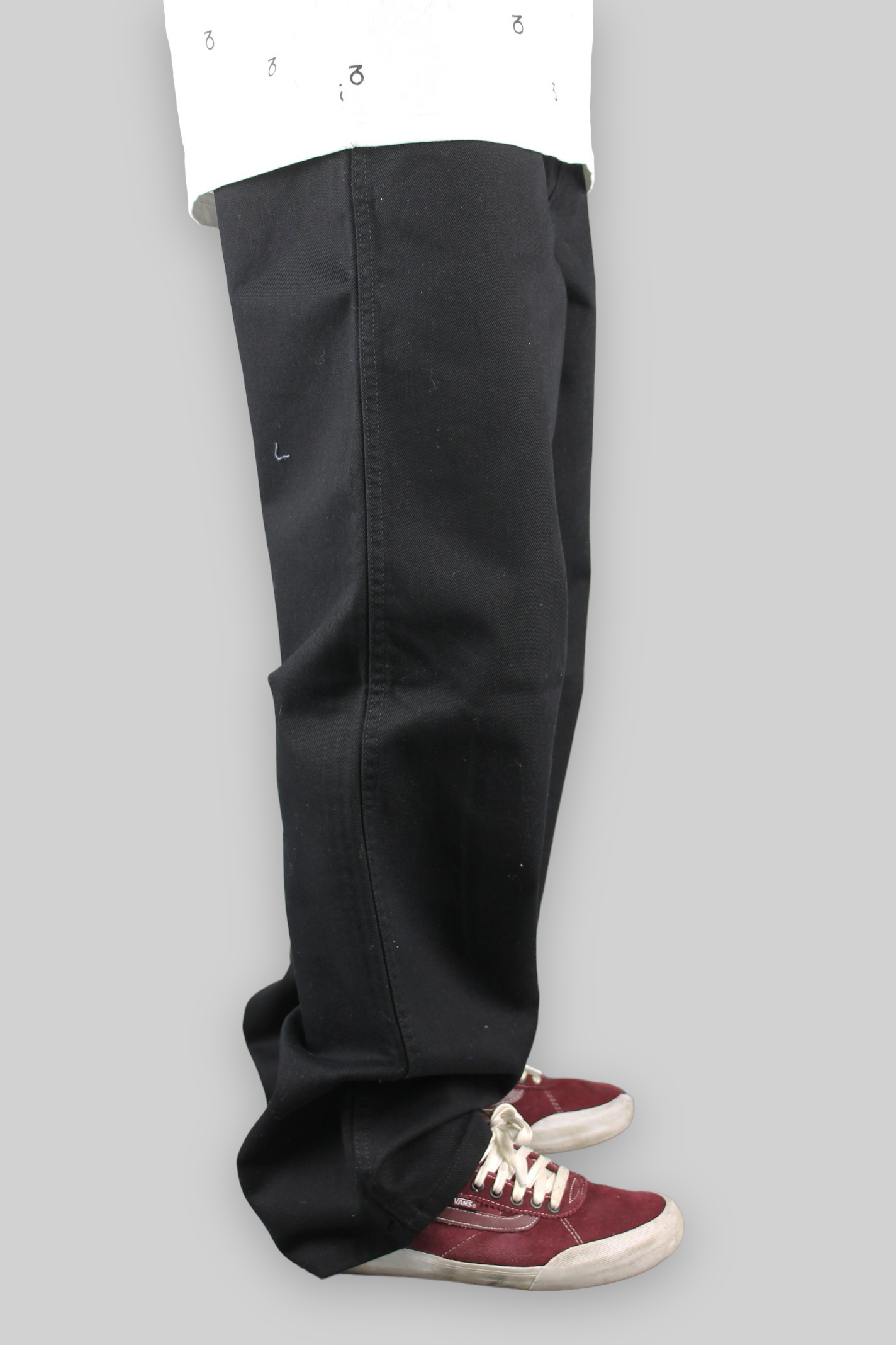 BD001 Loose Fit Chino Jean Pants (Black)