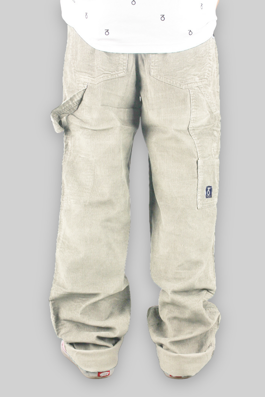 Carpenter Loose Fit Cordhose (Creme)