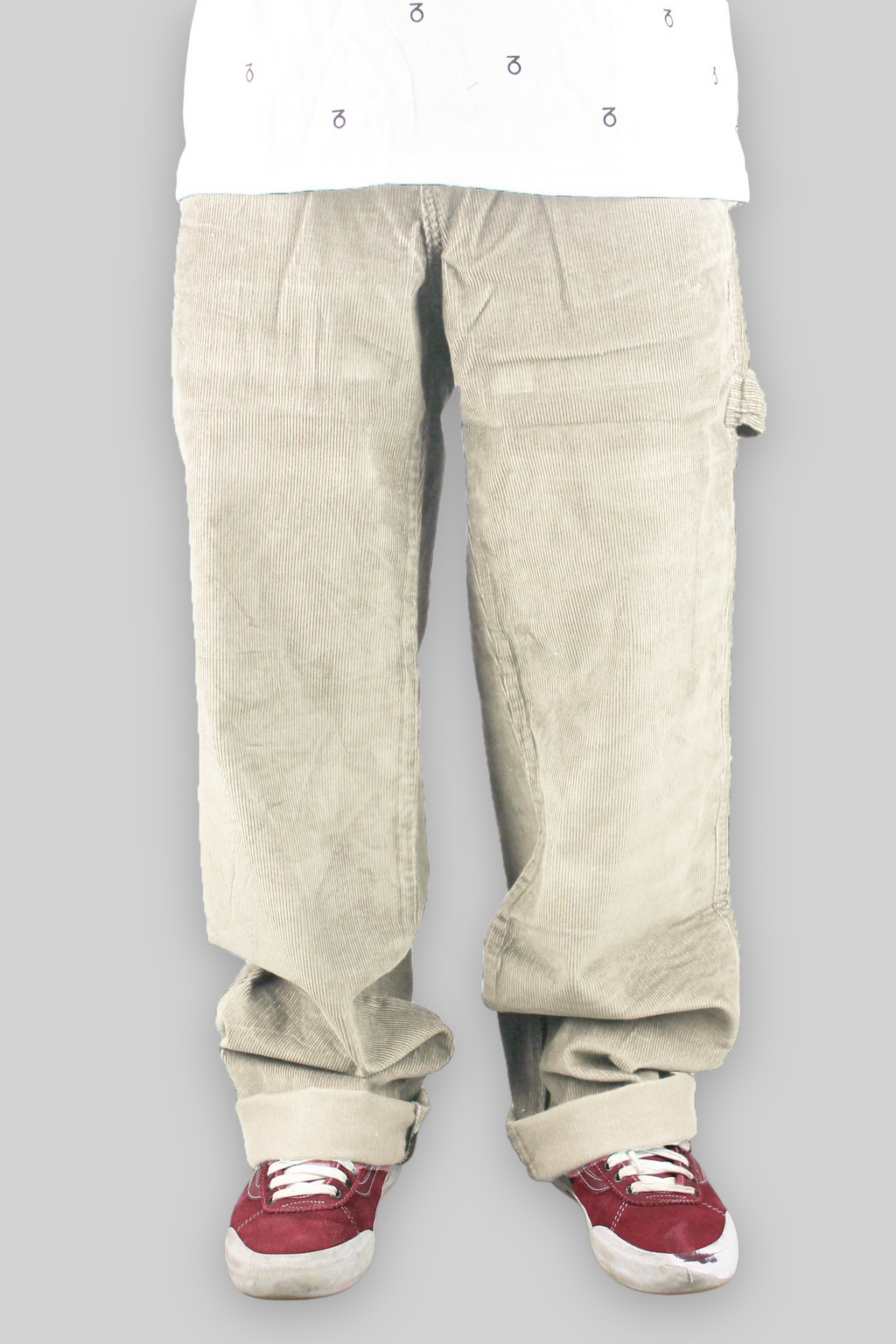 Carpenter Loose Fit Cordhose (Creme)