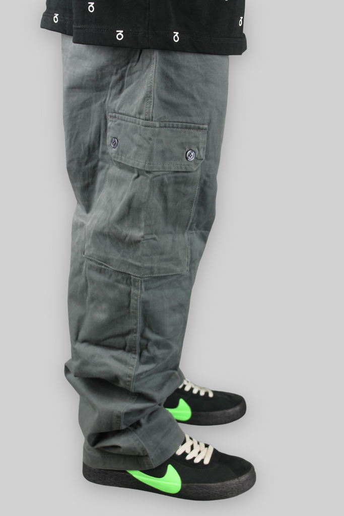 Chino Cargo Work Pants Charcoal