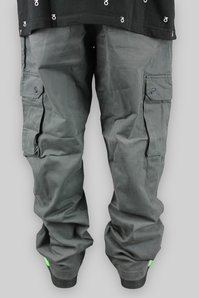 Pantaloni da lavoro cargo chino (carbone)