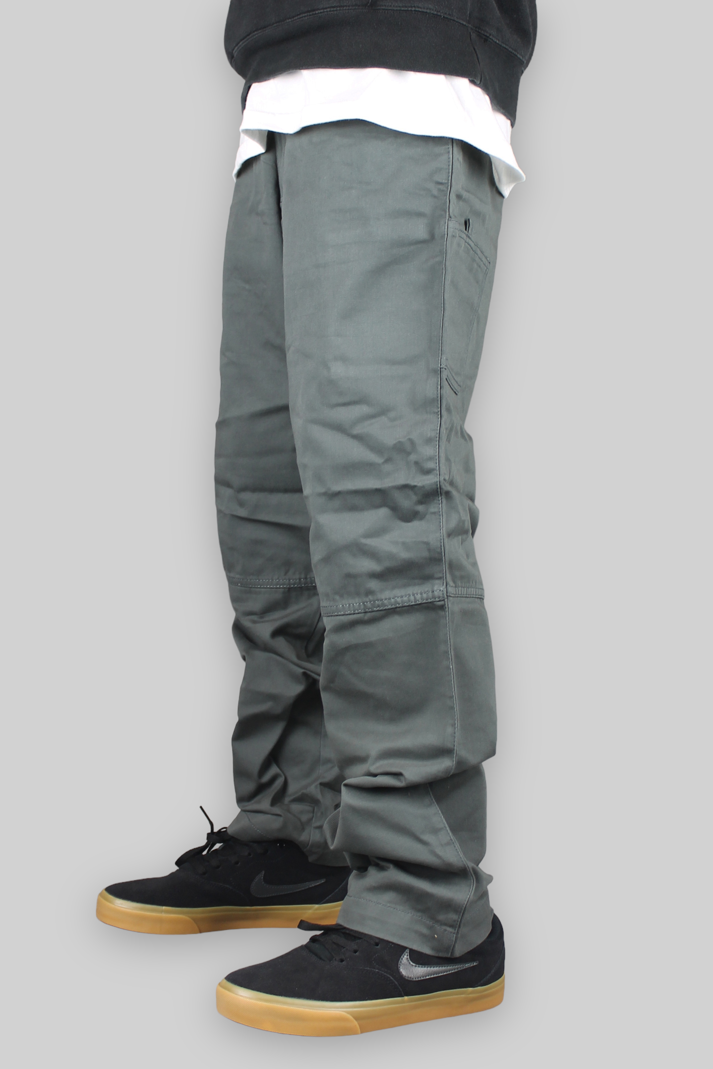 Chino Utility Work Pants (Charcoal)